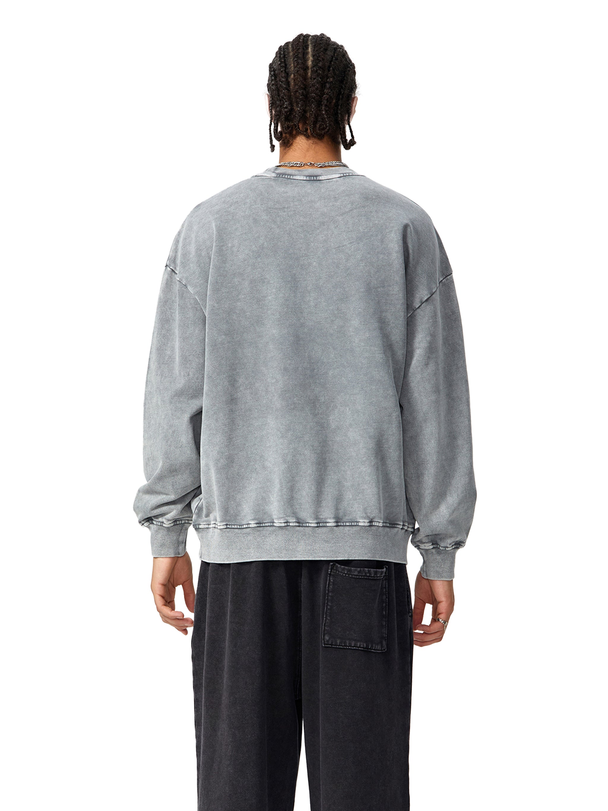 Snow Washed Oversized Sweatshirt