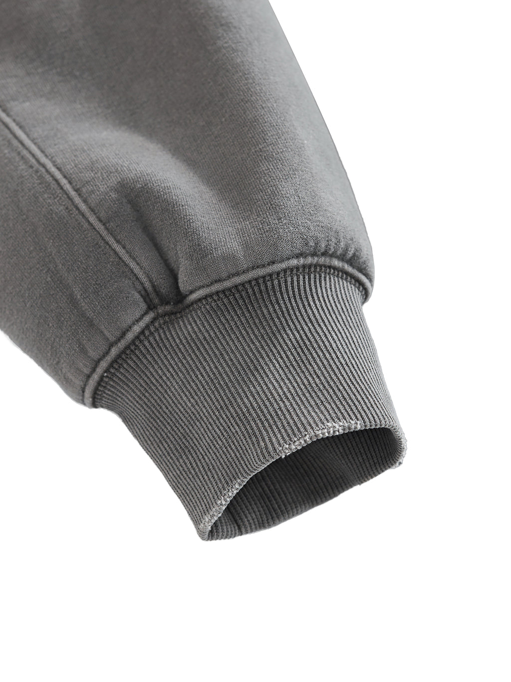 Frayed Enzyme Washed Fleece Hoodie